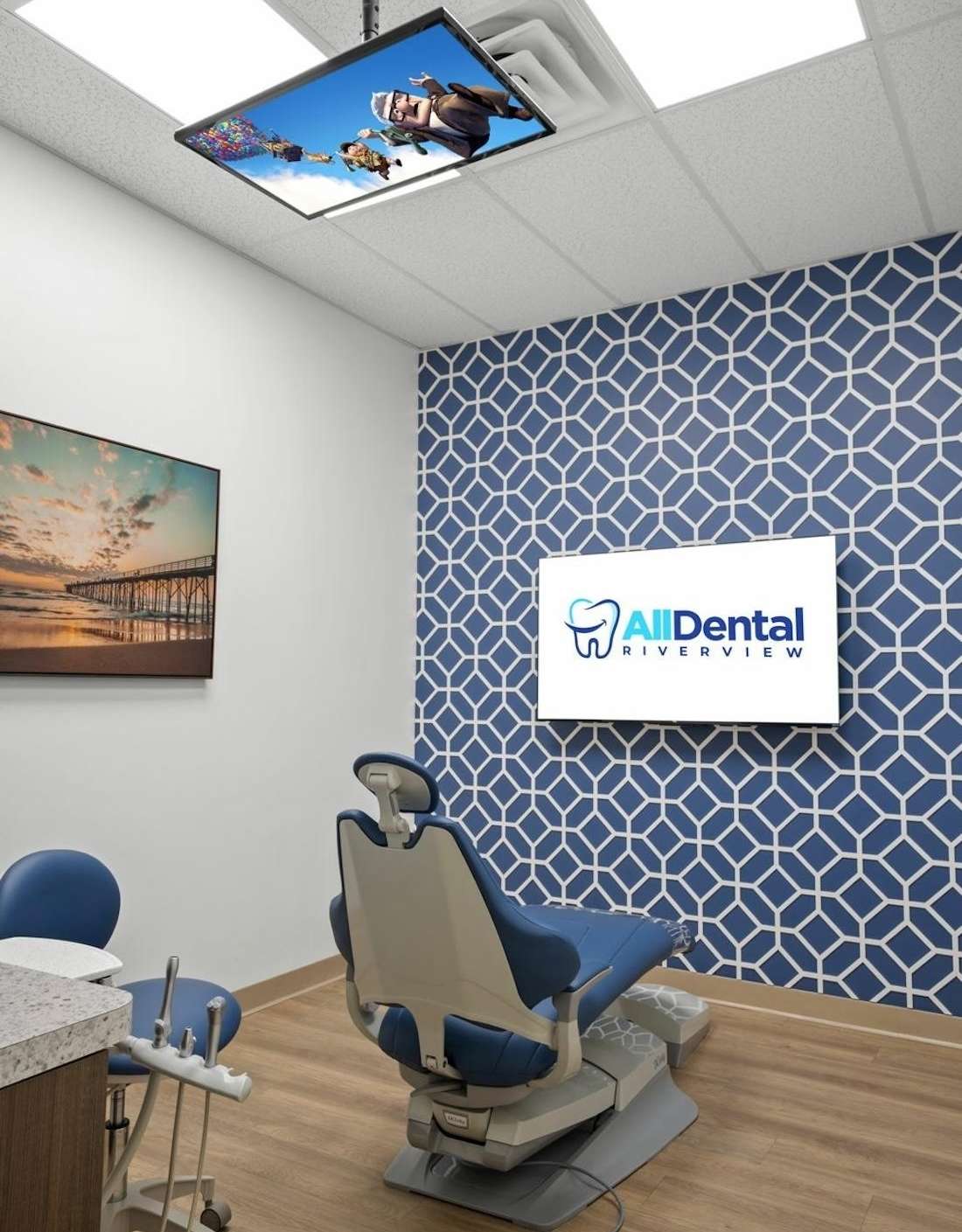 Inside view of operation room at all dental tampa palms